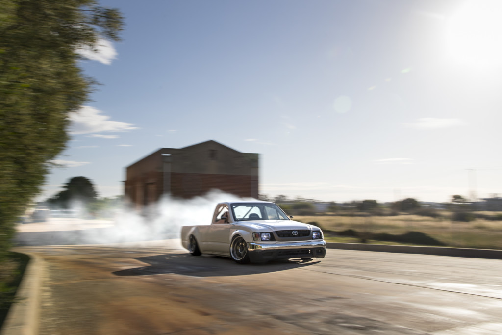 ETS Drift Ute – Warming up for the Geelong Revival
